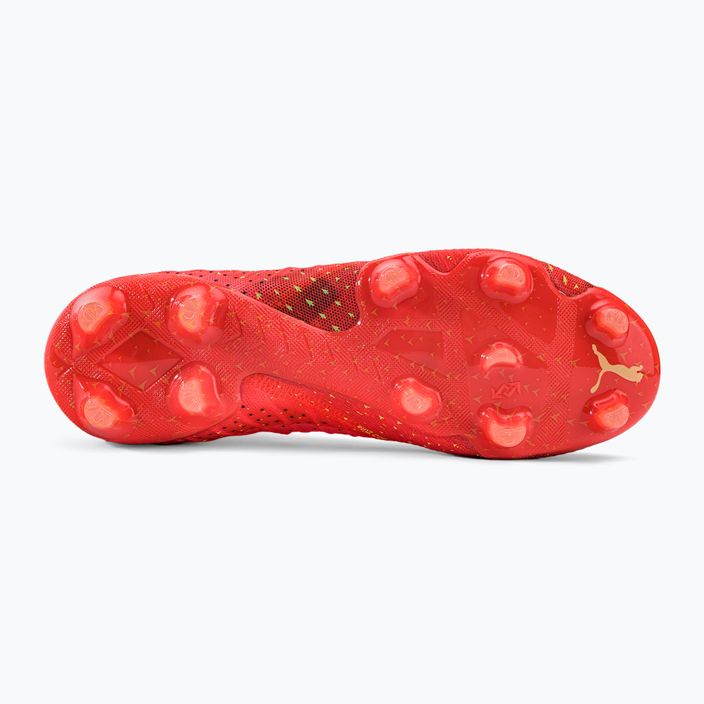 PUMA Future Z 1.4 FG/AG scarpe da calcio uomo fiery coral/fizzy light/puma nero/salmon 5