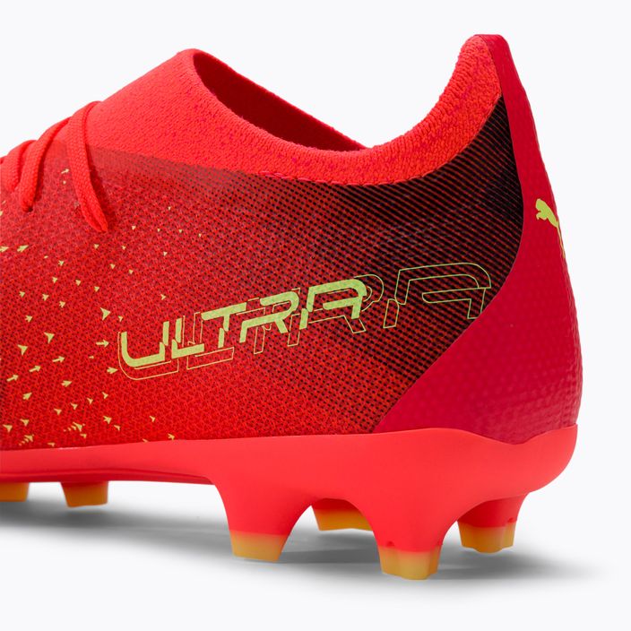 PUMA Ultra Match FG/AG scarpe da calcio uomo corallo infuocato/luce frizzante/puma nero 9