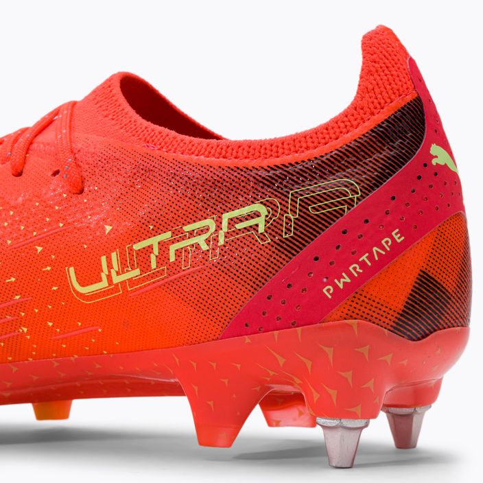 PUMA Ultra Ultimate MXSG scarpe da calcio uomo corallo infuocato/luce frizzante/puma nero 9