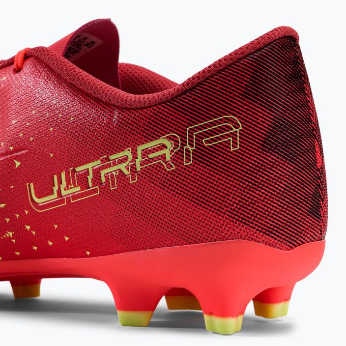 PUMA Ultra Play FG/AG scarpe da calcio uomo corallo infuocato/luce frizzante/puma nero 8