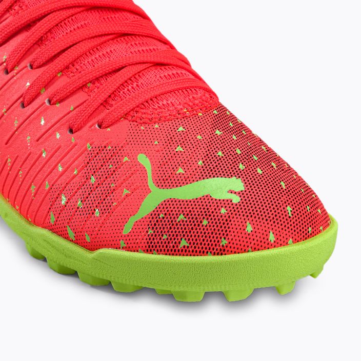 PUMA Future Z 4.4 TT scarpe da calcio per bambini corallo infuocato/luce frizzante/puma nero/salmone 7