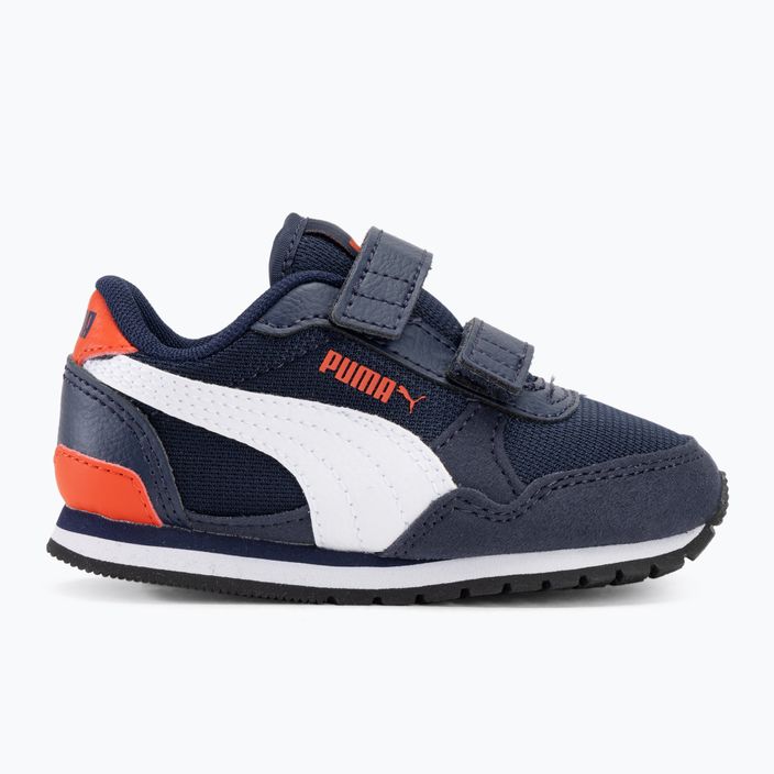 PUMA ST Runner v3 Mesh V Inf scarpe da bambino peacoat/puma bianco/puma rosso 2