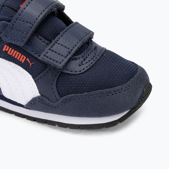 PUMA ST Runner v3 Mesh V Inf scarpe da bambino peacoat/puma bianco/puma rosso 7