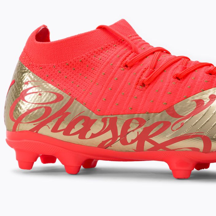 PUMA Future Z 3.4 Neymar Jr. scarpe da calcio per bambini. FG/AG corallo infuocato/oro 10