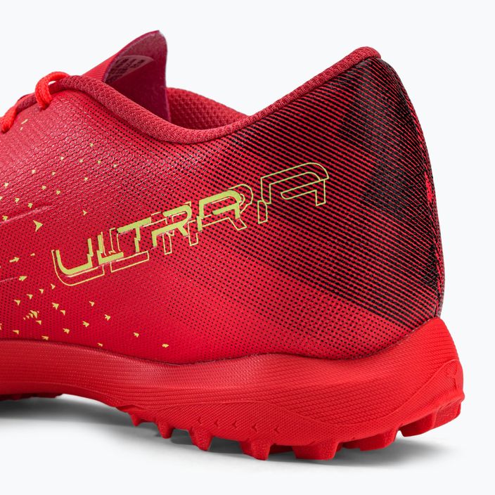 PUMA Ultra Play TT scarpe da calcio da uomo corallo infuocato/luce frizzante/puma nero 8