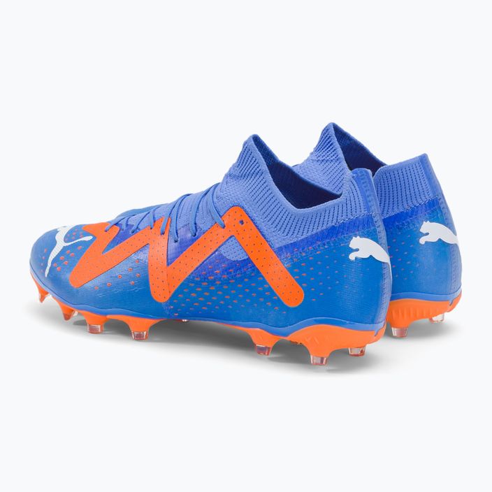 PUMA Future Match FG/AG blu glimmer/puma bianco/ultra orange scarpe da calcio da uomo 3