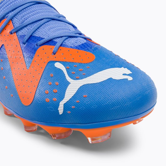 PUMA Future Match FG/AG blu glimmer/puma bianco/ultra orange scarpe da calcio da uomo 8