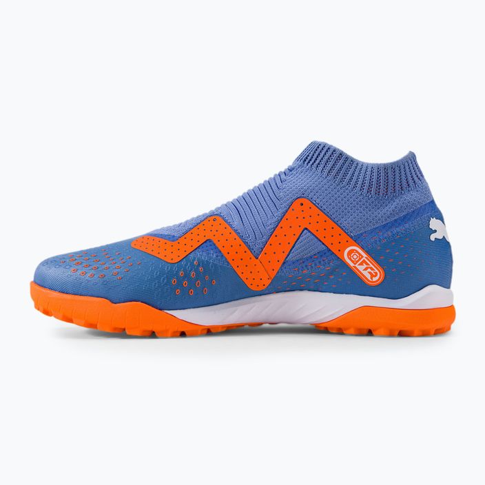 PUMA Future Match+ LL TT scarpe da calcio uomo blu glimmer/puma bianco/ultra arancione 7