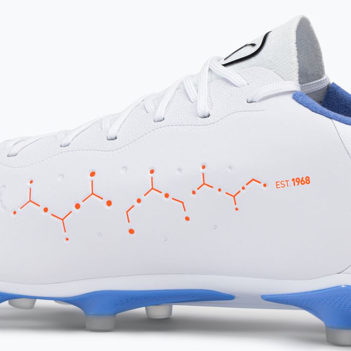 PUMA King Pro FG/AG scarpe da calcio uomo puma bianco/nero/blu glimmer/ultra orange 10