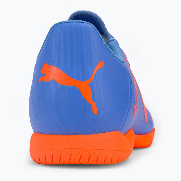 PUMA Future Play IT scarpe da calcio uomo blu glimmer/puma bianco/ultra arancione 8