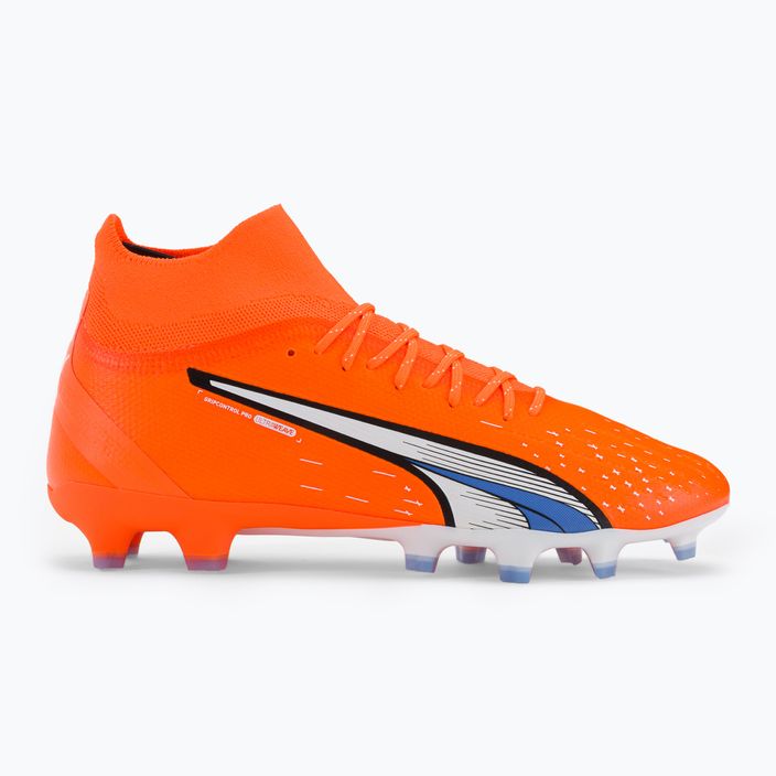 PUMA Ultra Pro FG/AG scarpe da calcio uomo ultra arancione/puma bianco/blu glimmer 2