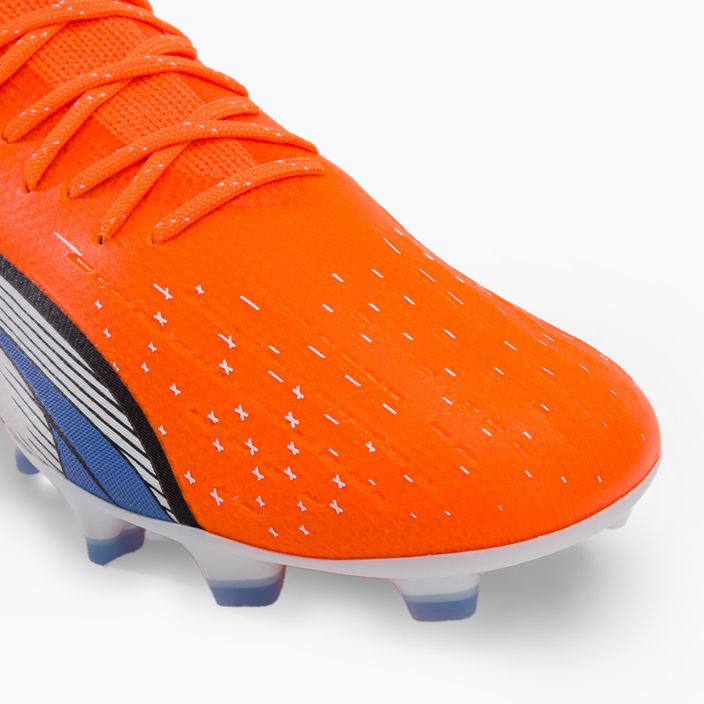 PUMA Ultra Pro FG/AG scarpe da calcio uomo ultra arancione/puma bianco/blu glimmer 7