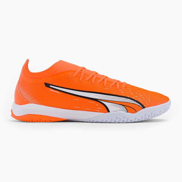 PUMA Ultra Match IT scarpe da calcio uomo ultra arancio/puma bianco/blu glimmer 2