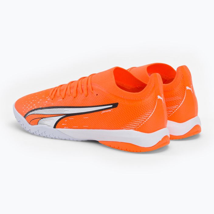 PUMA Ultra Match IT scarpe da calcio uomo ultra arancio/puma bianco/blu glimmer 3