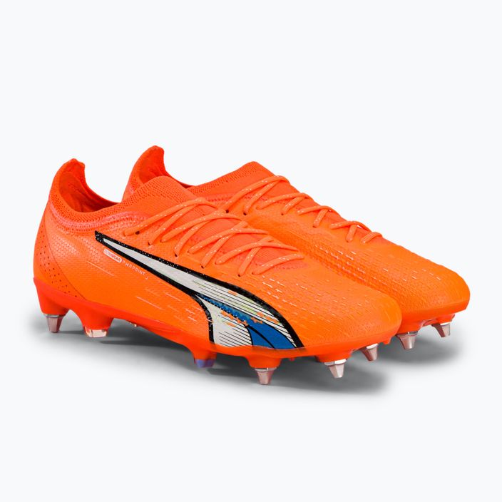 PUMA Ultra Ultimate MXSG scarpe da calcio uomo ultra arancione/puma bianco/blu glimmer 4