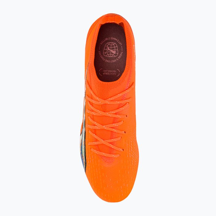 PUMA Ultra Ultimate MXSG scarpe da calcio uomo ultra arancione/puma bianco/blu glimmer 6
