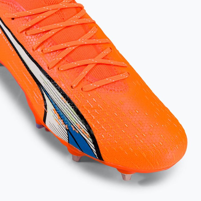 PUMA Ultra Ultimate MXSG scarpe da calcio uomo ultra arancione/puma bianco/blu glimmer 8