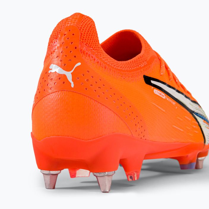 PUMA Ultra Ultimate MXSG scarpe da calcio uomo ultra arancione/puma bianco/blu glimmer 9