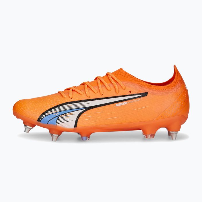 PUMA Ultra Ultimate MXSG scarpe da calcio uomo ultra arancione/puma bianco/blu glimmer 10