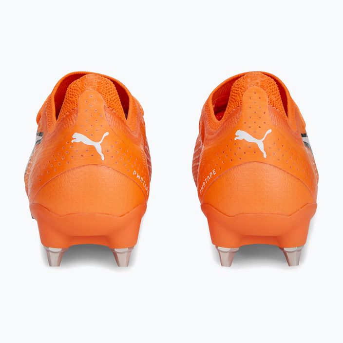PUMA Ultra Ultimate MXSG scarpe da calcio uomo ultra arancione/puma bianco/blu glimmer 12