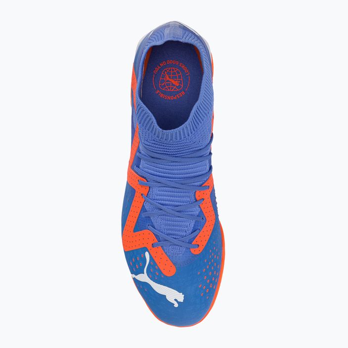 PUMA Future Match TT scarpe da calcio uomo blu glimmer/puma bianco/ultra arancione 6