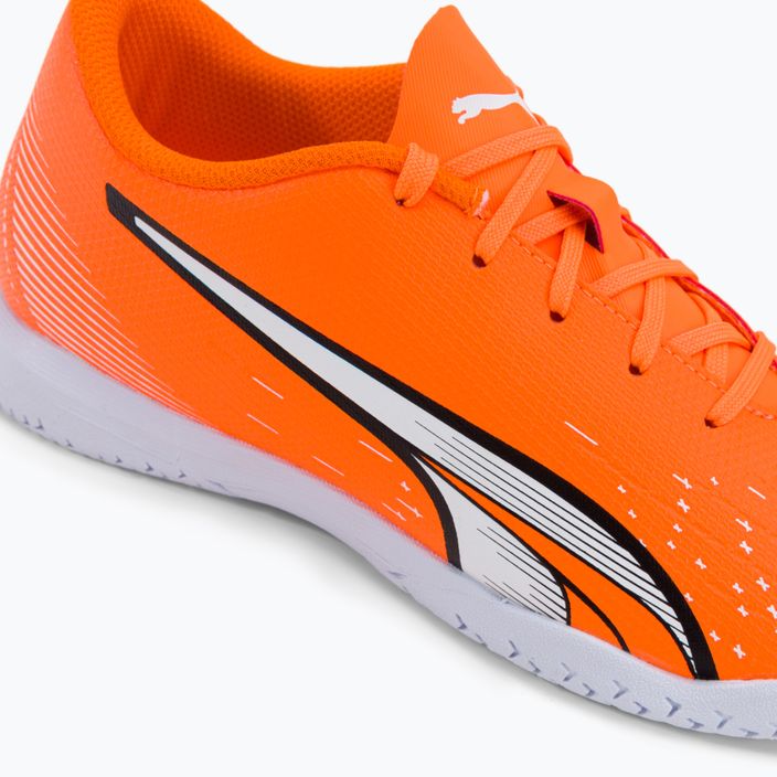 PUMA Ultra Play IT scarpe da calcio per bambini ultra arancione/puma bianco/blu glimmer 9