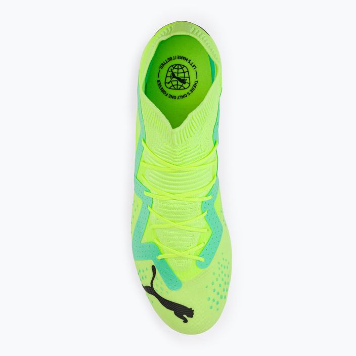 PUMA Future Match FG/AG scarpe da calcio uomo giallo veloce/puma nero/elettrico menta piperita 6
