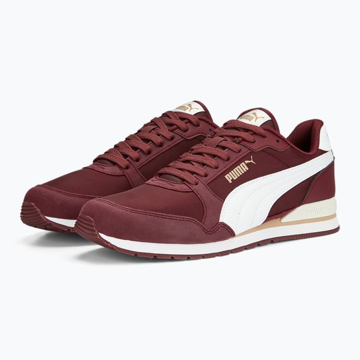 PUMA ST Runner v3 NL scarpe team regal red/puma white/dusty tan