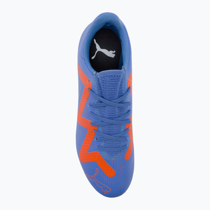 PUMA Future Play MXSG scarpe da calcio uomo blu glimmer/puma bianco/ultra arancione 6