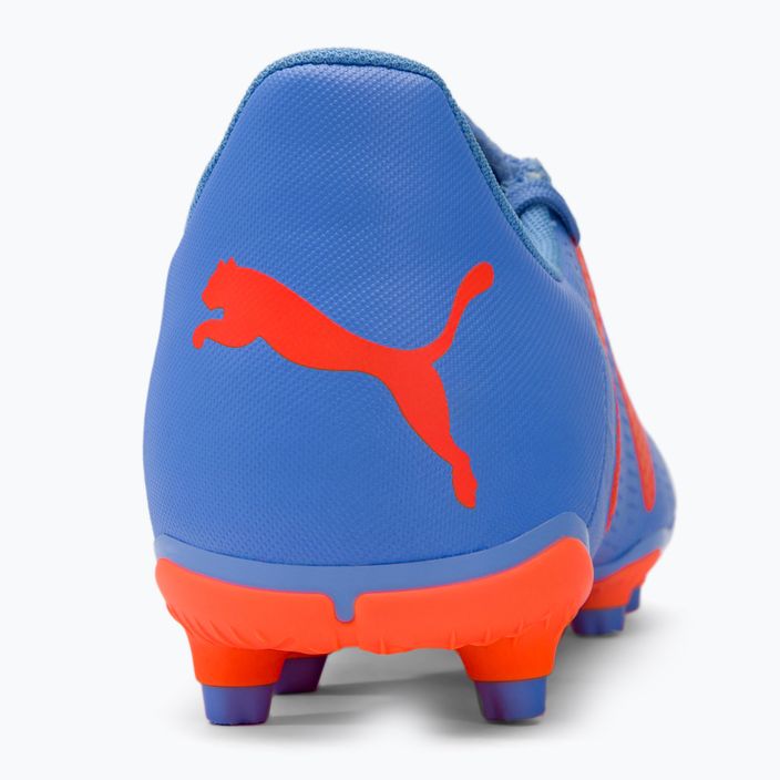 Scarpe da calcio da uomo PUMA Future Play FG/AG blu glimmer/puma bianco/ultra orange 8