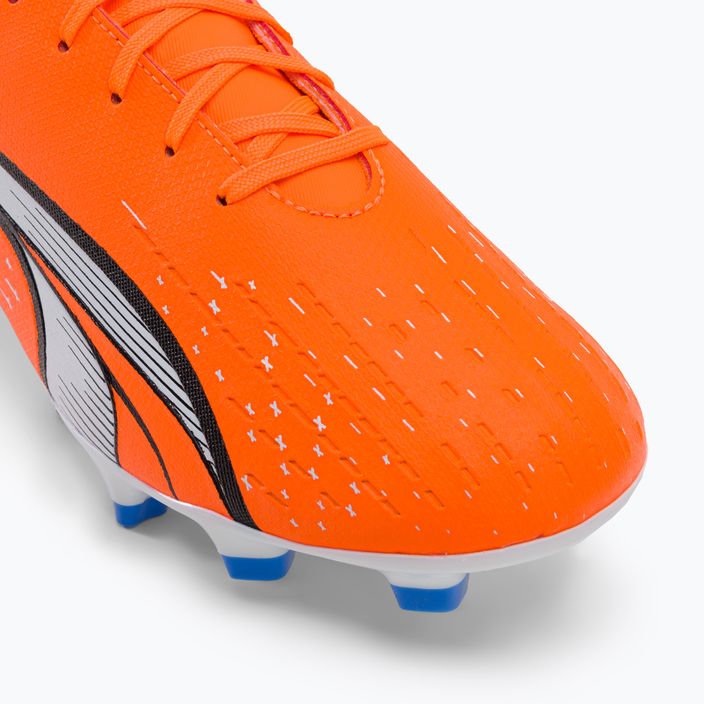 PUMA Ultra Play FG/AG scarpe da calcio da uomo ultra arancione/puma bianco/blu glimmer 7