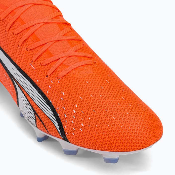 PUMA Ultra Match FG/AG scarpe da calcio da uomo ultra arancione/puma bianco/blu glimmer 7