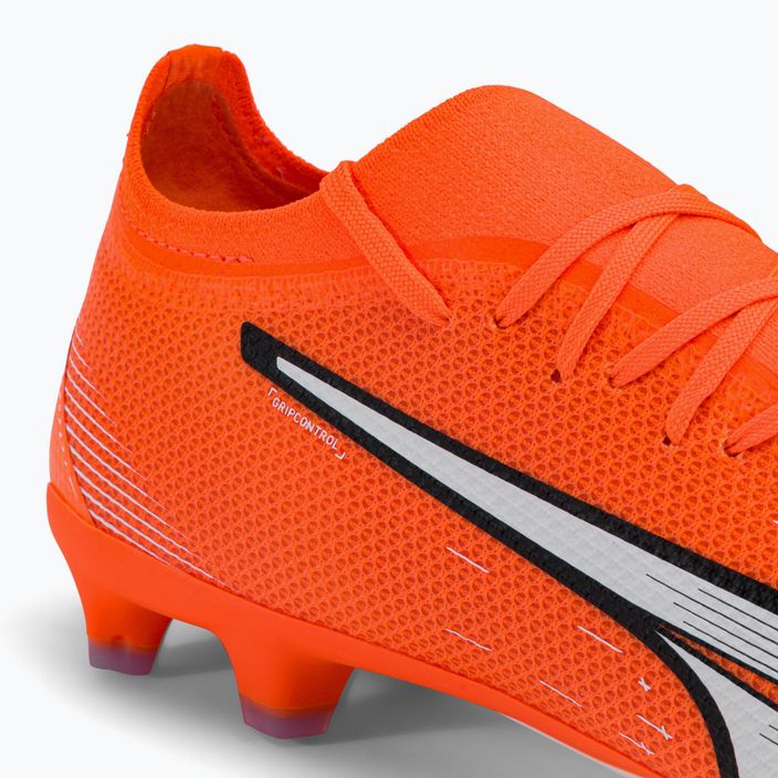 PUMA Ultra Match FG/AG scarpe da calcio da uomo ultra arancione/puma bianco/blu glimmer 9