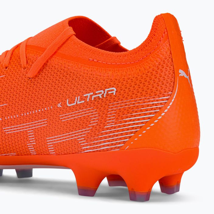 PUMA Ultra Match FG/AG scarpe da calcio da uomo ultra arancione/puma bianco/blu glimmer 10