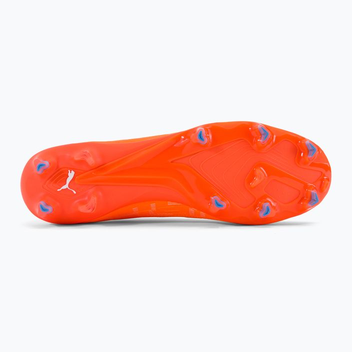 PUMA Ultra Ultimate FG/AG scarpe da calcio uomo ultra arancione/puma bianco/blu glimmer 5