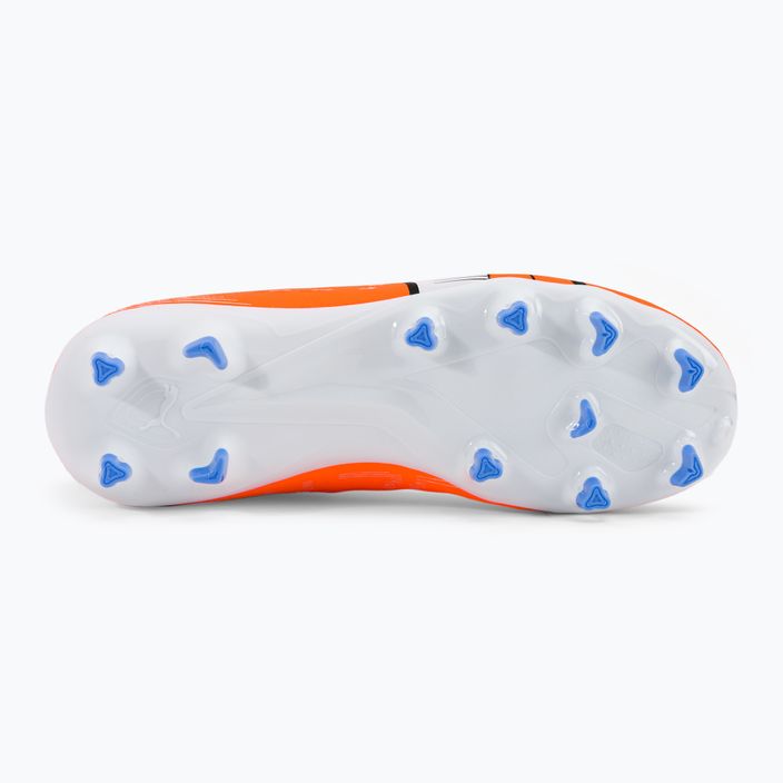 PUMA Ultra Play FG/AG ultra arancione/puma bianco/blu glimmer scarpe da calcio per bambini 5