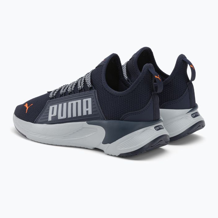PUMA Softride Premier Slip-On, scarpe da corsa da uomo blu/ grigio platino/ultra arancione 3