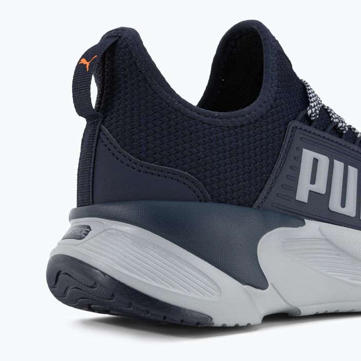 PUMA Softride Premier Slip-On, scarpe da corsa da uomo blu/ grigio platino/ultra arancione 9