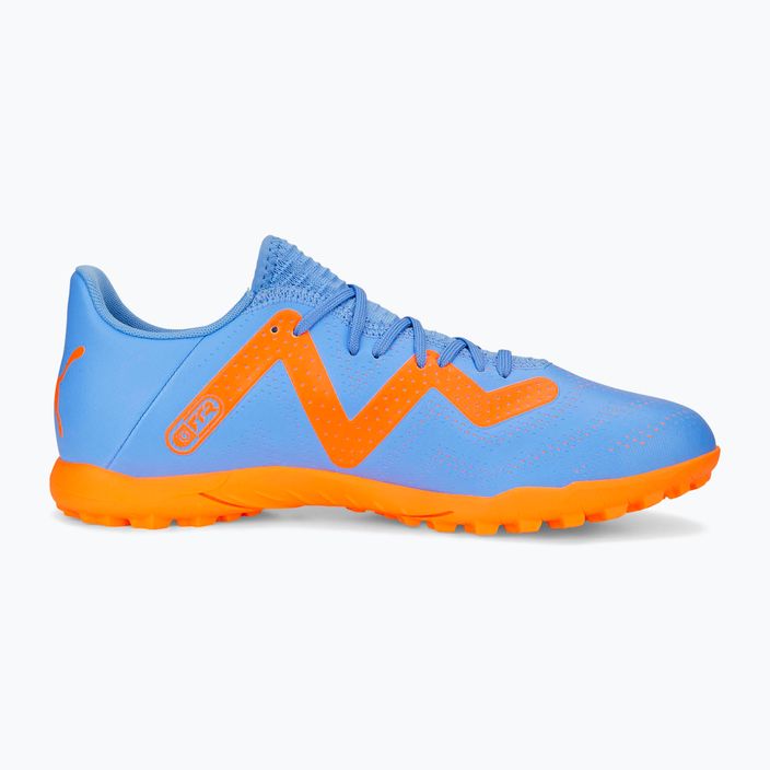 PUMA Future Play TT scarpe da calcio da uomo blu glimmer/puma bianco/ultra arancione 12