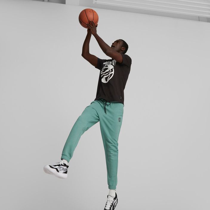 Maglietta da basket da uomo PUMA Posterize puma nero 4