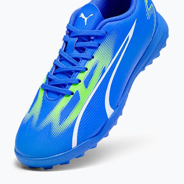 PUMA Ultra Play TT scarpe da calcio per bambini ultra blu/puma bianco/verde 12