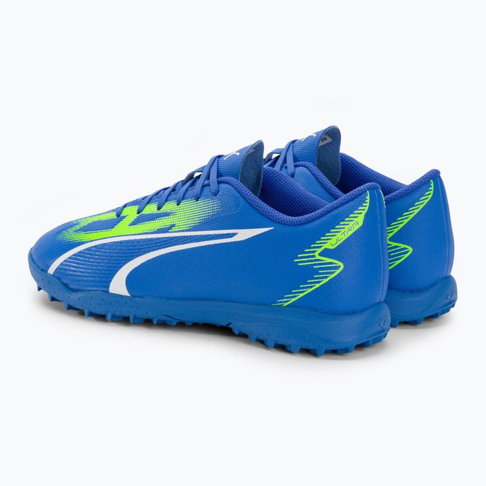 PUMA Ultra Play TT scarpe da calcio per bambini ultra blu/puma bianco/verde 3