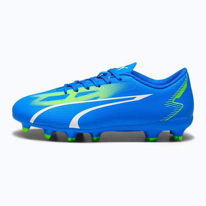 PUMA Ultra Play FG/AG scarpe da calcio per bambini ultra blu/puma bianco/verde 7