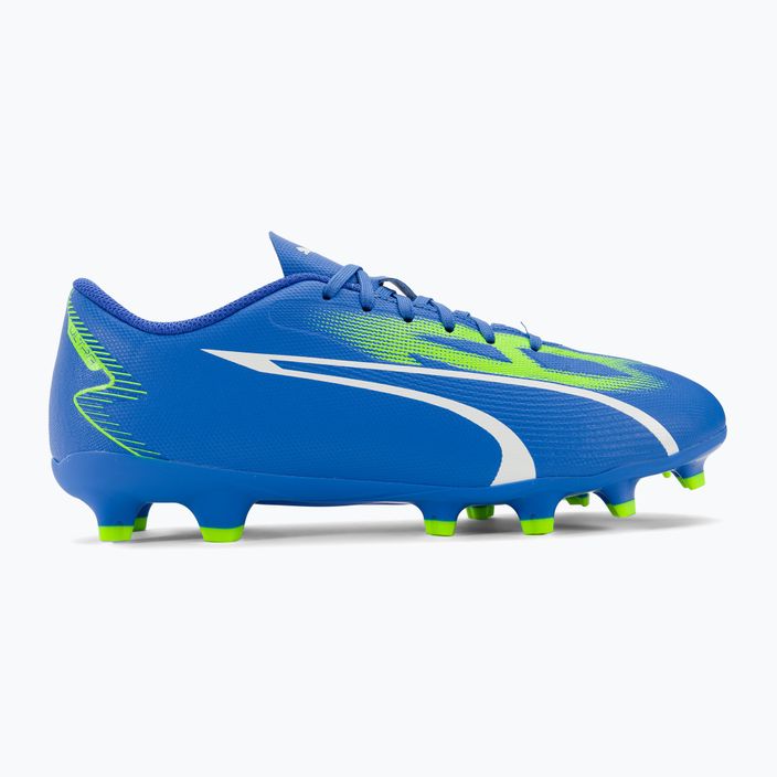 PUMA Ultra Play FG/AG scarpe da calcio per bambini ultra blu/puma bianco/verde 2