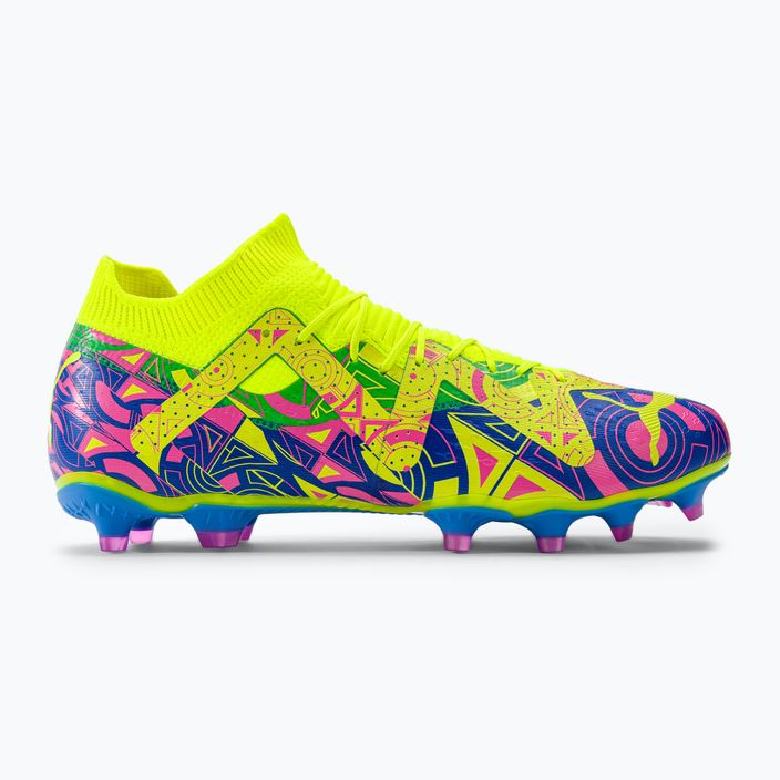 PUMA Future Match Energy FG/AG scarpe da calcio da uomo ultra blu/allarme giallo/rosa luminoso 2