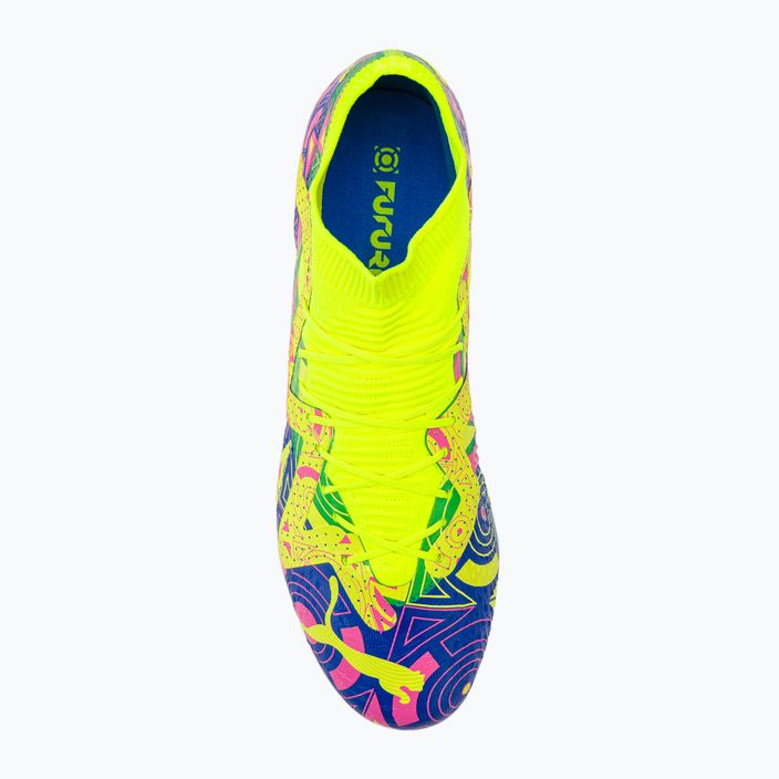 PUMA Future Match Energy FG/AG scarpe da calcio da uomo ultra blu/allarme giallo/rosa luminoso 6