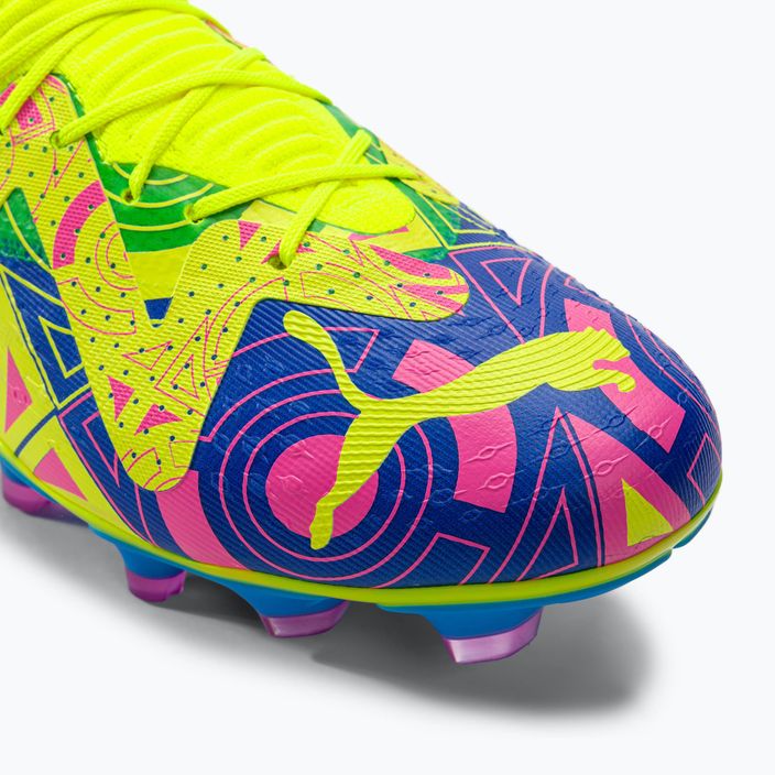 PUMA Future Match Energy FG/AG scarpe da calcio da uomo ultra blu/allarme giallo/rosa luminoso 7