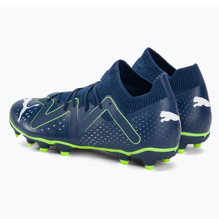 PUMA Future Match FG/AG blu persiano/puma bianco/verde scarpe da calcio per bambini 3