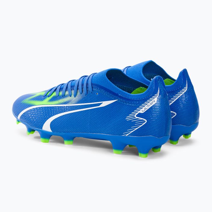 PUMA Ultra Match FG/AG scarpe da calcio uomo ultra blu/puma bianco/verde 3