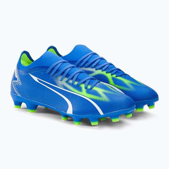 PUMA Ultra Match FG/AG scarpe da calcio uomo ultra blu/puma bianco/verde 4